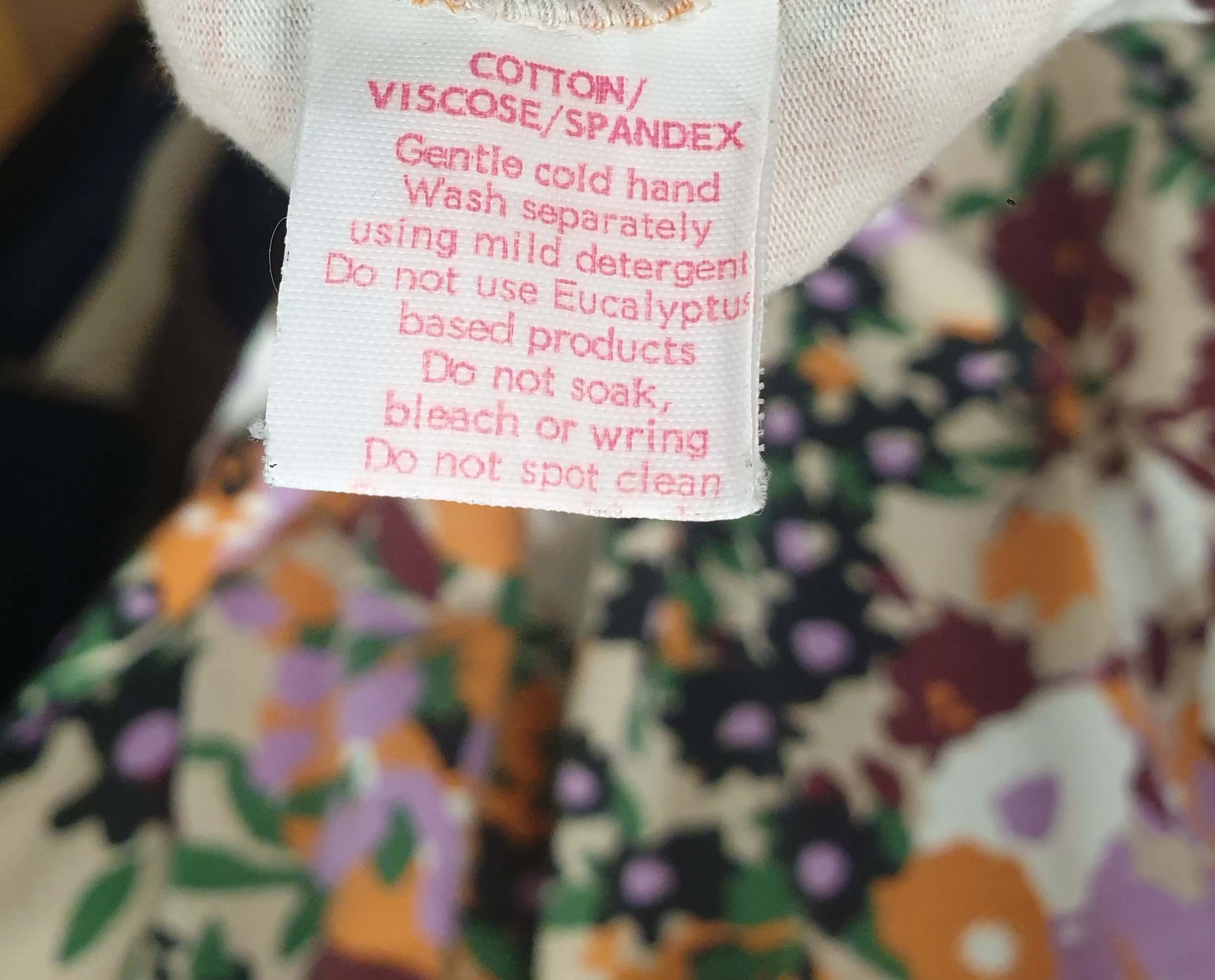 Obus floral half sleeve dress size 2, best fits 10