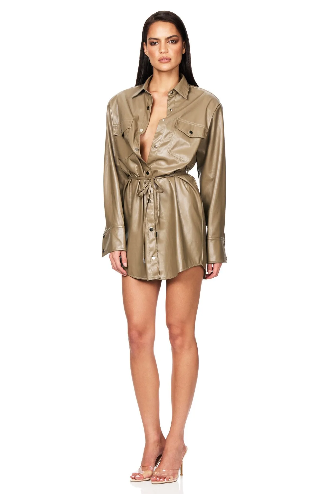 Off Duty Shirt Dress