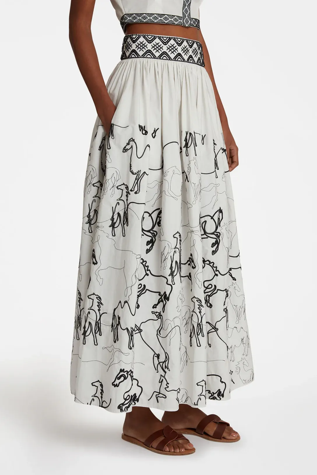 Ombretta Skirt | Wild Horse Embroidery