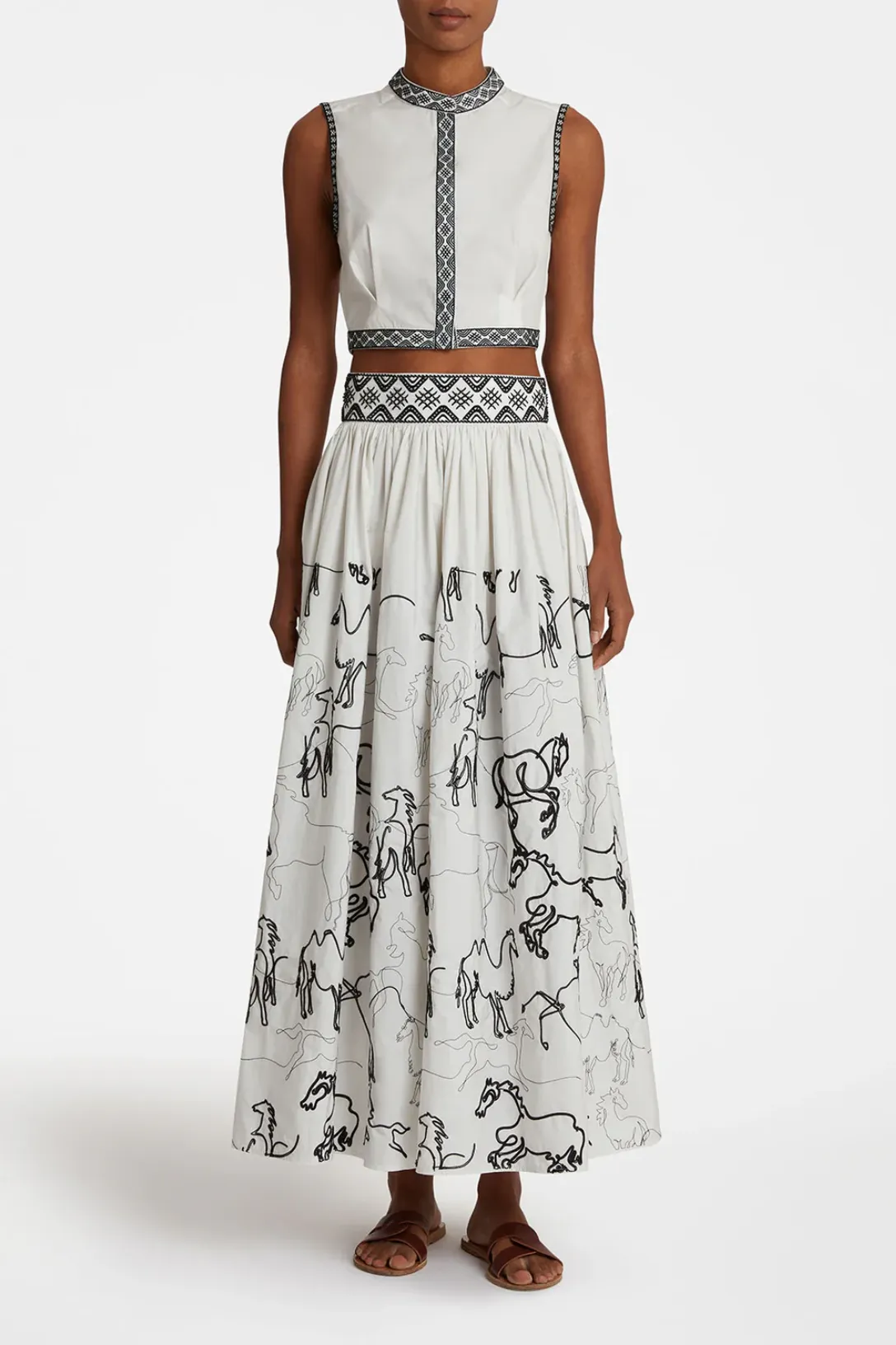 Ombretta Skirt | Wild Horse Embroidery