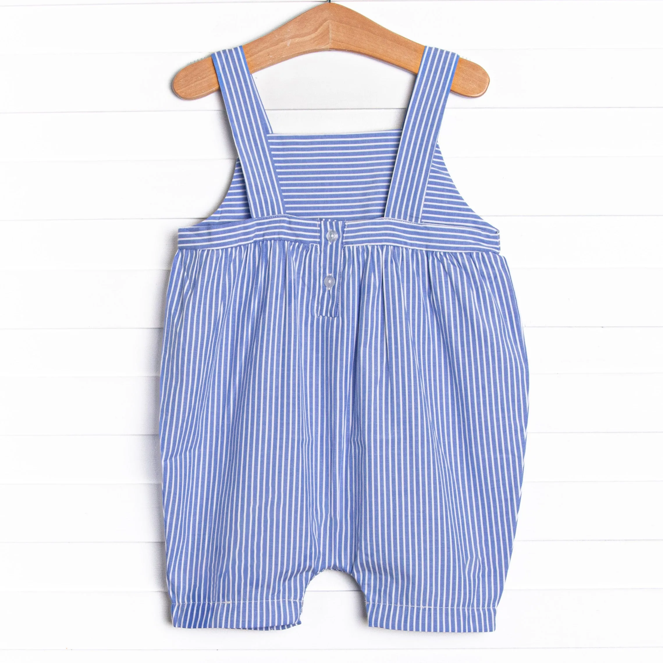 Once in a Blue Moon Short Romper, Blue