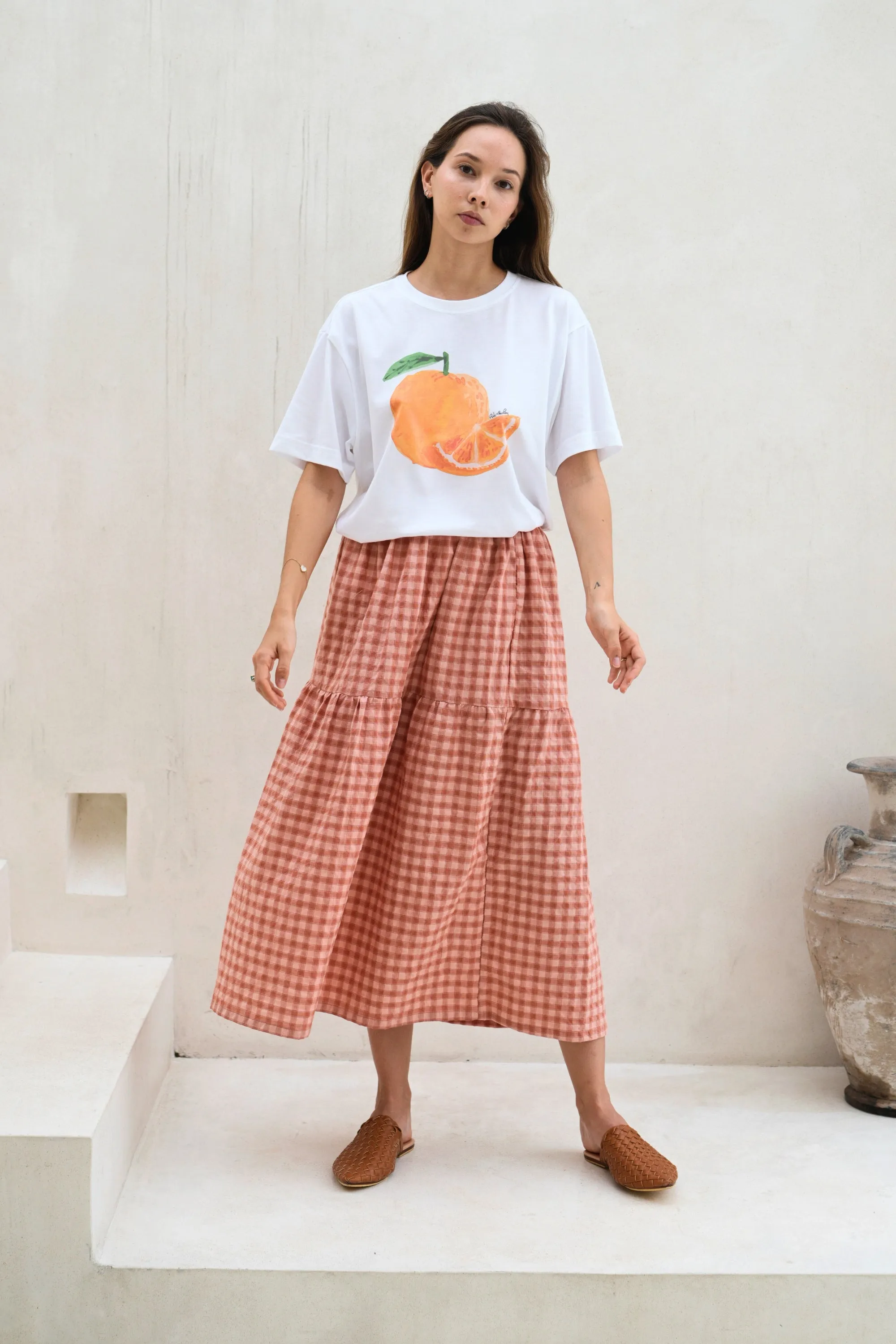 Orange Supima Cotton T-Shirt