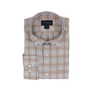 Organic Cotton Plaid in Peach