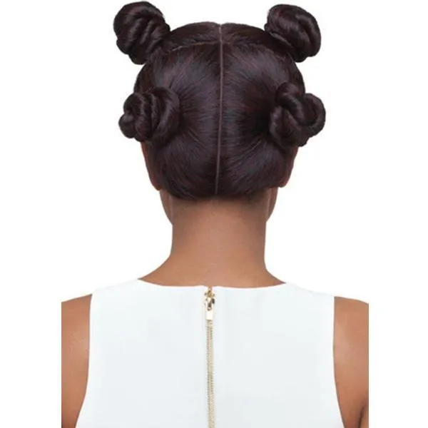 Outre Synthetic Swiss X Lace Front Wig - VIXEN BLOW OUT STRAIGHT (4 Way Part Cap Construction)
