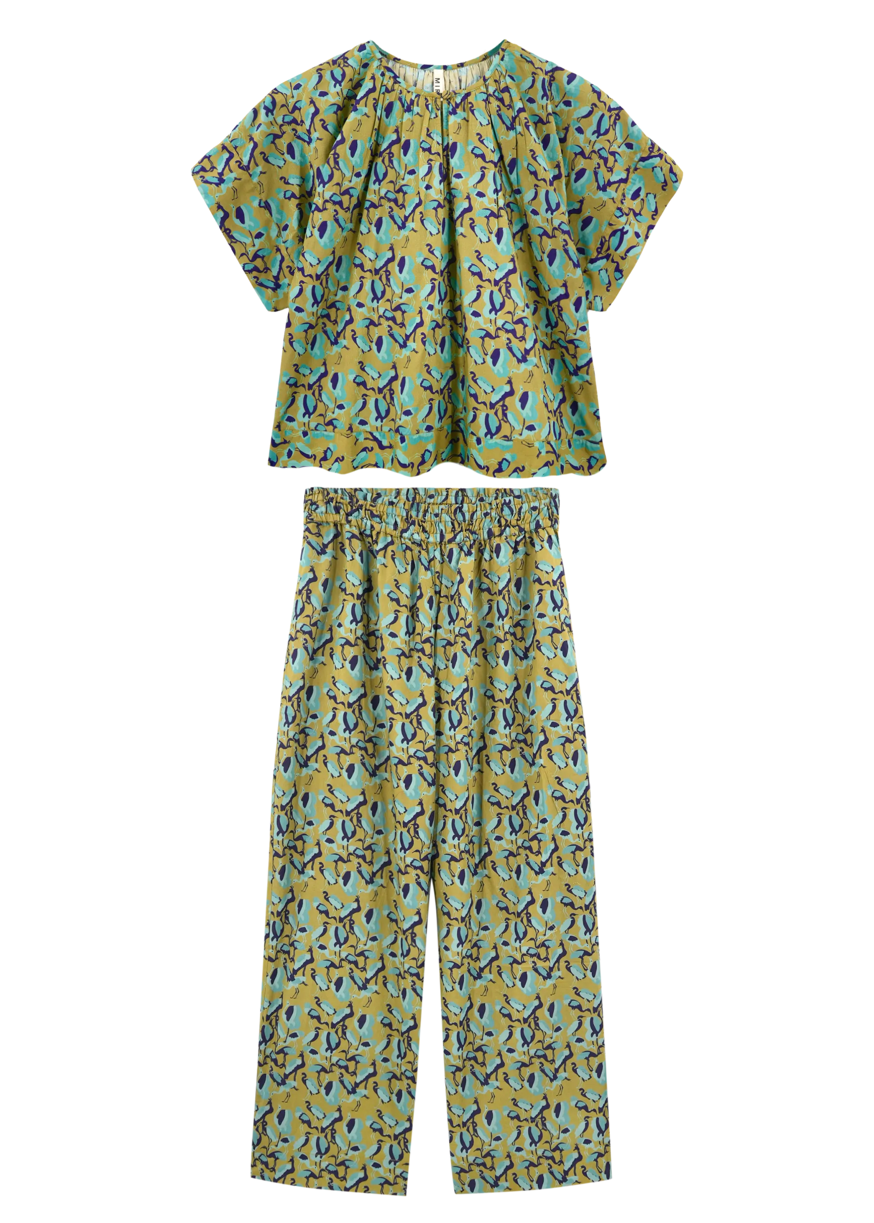 Pajama Pant Set in Seagull