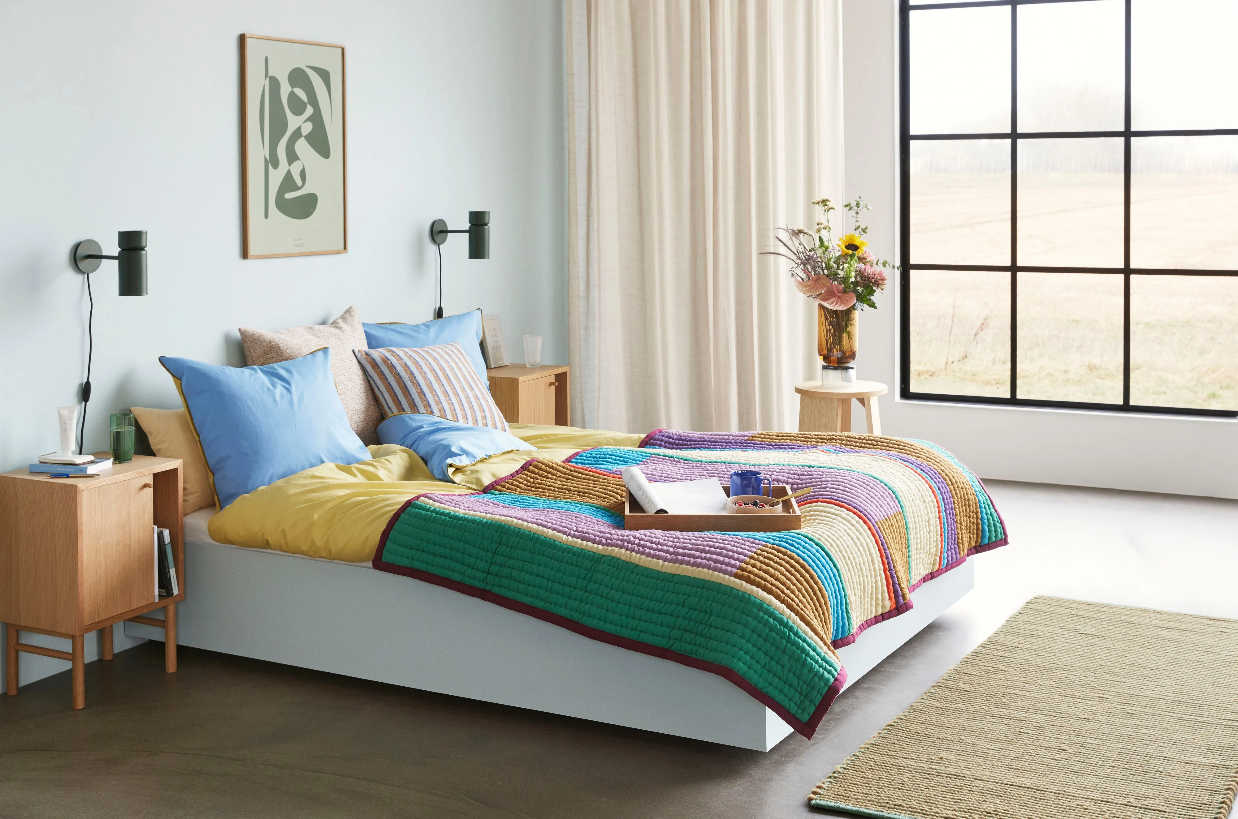 Pavilion Plaid Block Quilt Throw