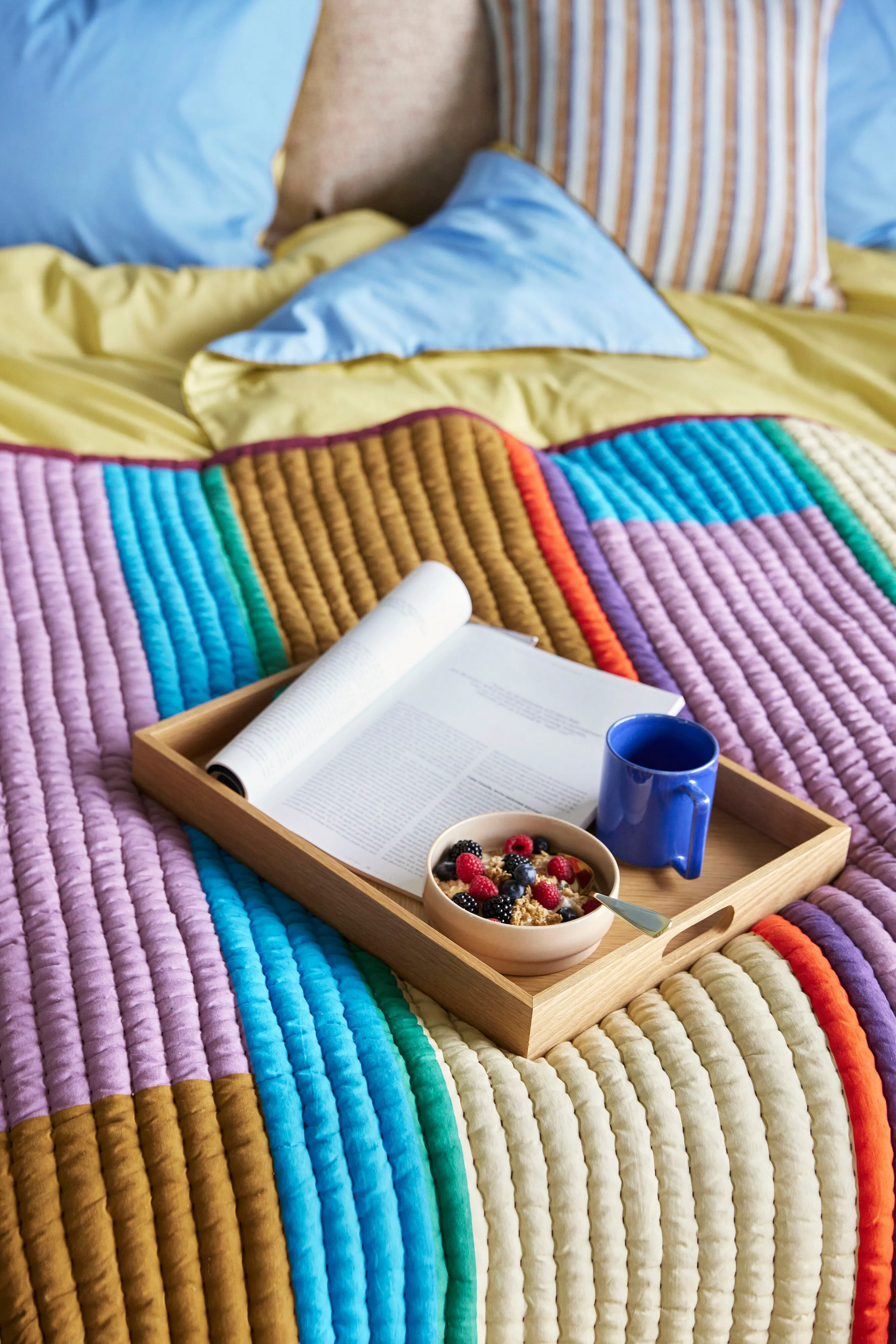 Pavilion Plaid Block Quilt Throw