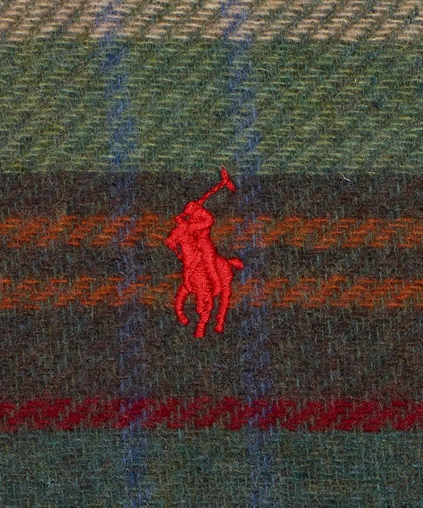 PC0758 Polo Ralph Lauren Patchwork Plaid Oblong Scarf