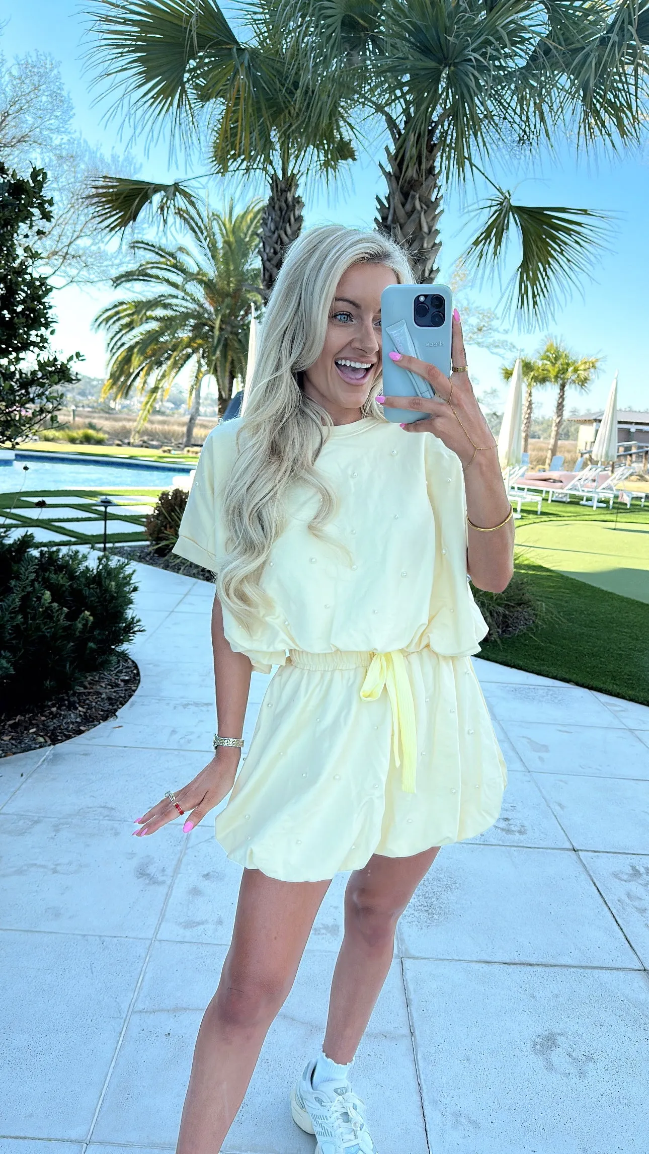 Pearl Skort Set- yellow