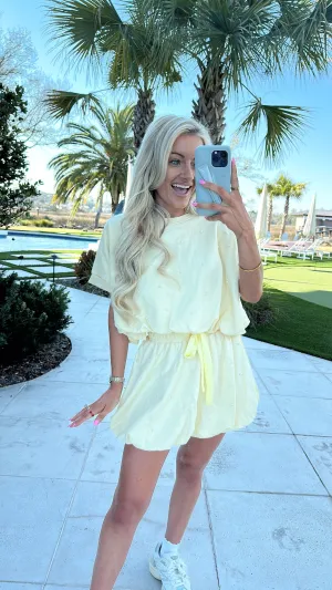 Pearl Skort Set- yellow