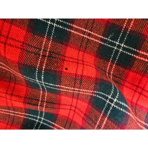 Pendleton Red Tartan Plaid Wool Vintage Skirt size 10
