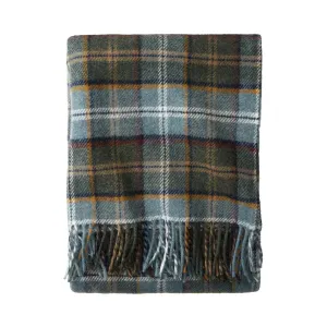 Pendleton® Washable Eco-Wise Wool Throw Shale Plaid