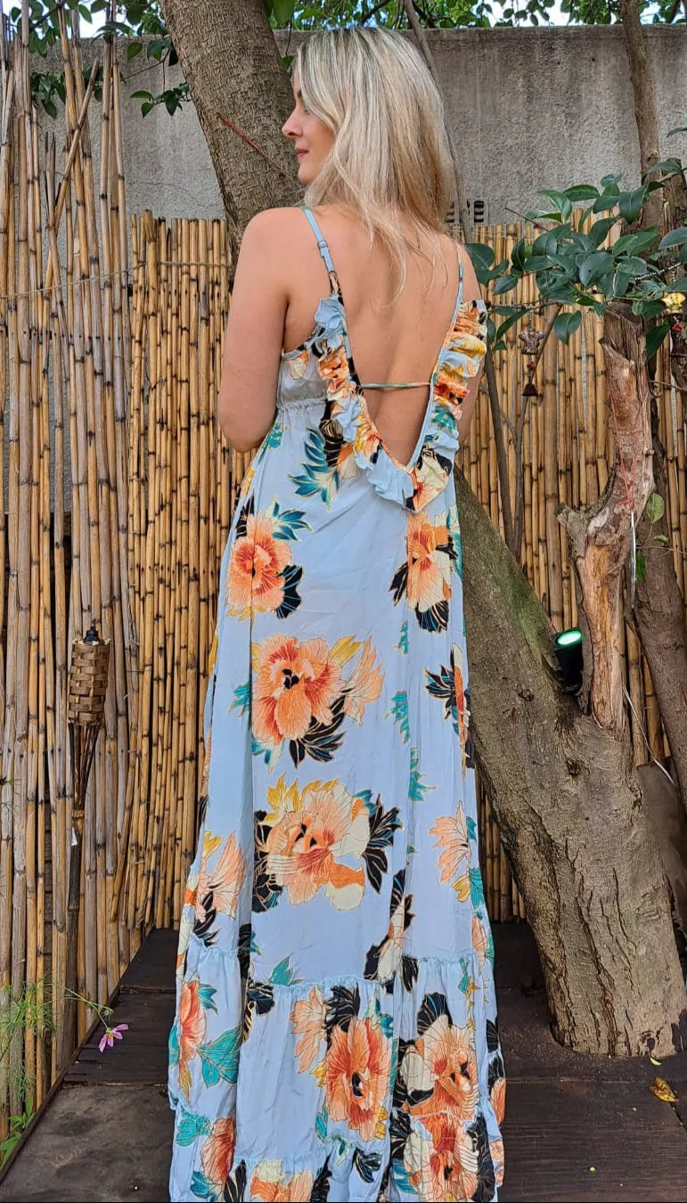 Peony Princess Silk Dress