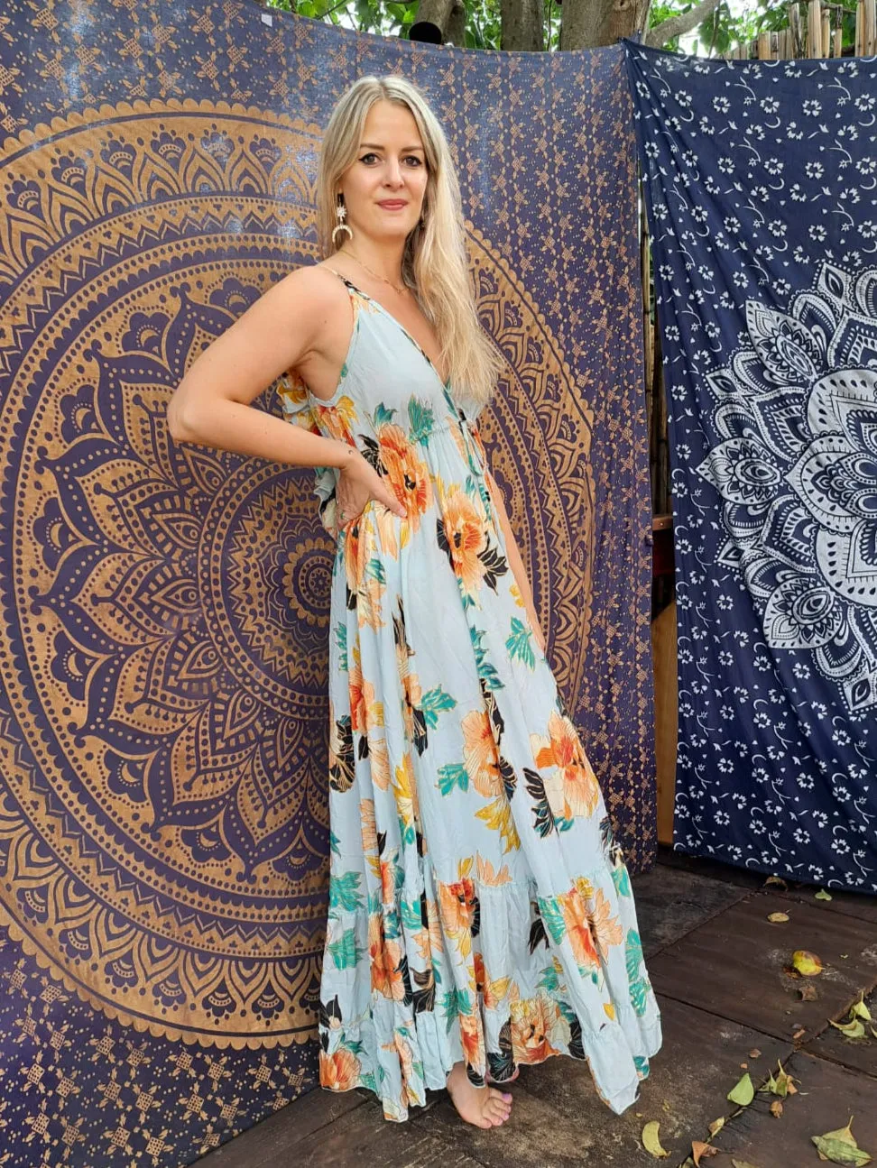 Peony Princess Silk Dress