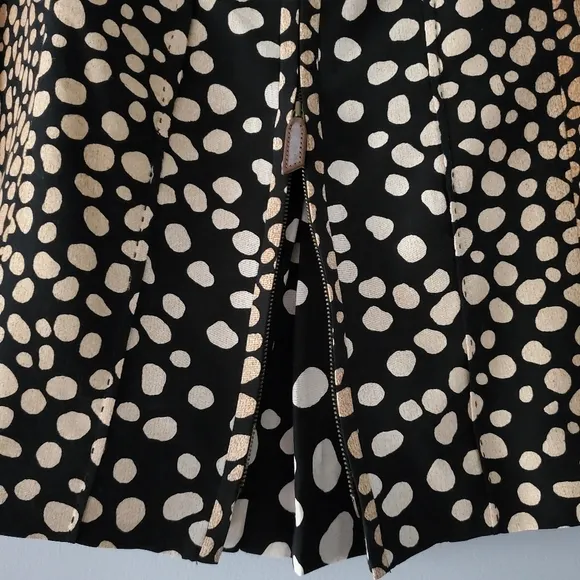 Per Se Animal Print Two-way Zip Mini Skirt Size 4