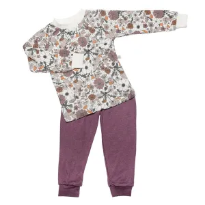 Perlim Pinpin - 2pc Bamboo Pyjamas - Floral Patch