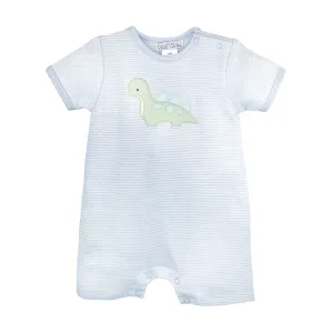 Petit Ami Dinosaur Romper - Blue