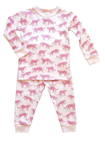 Pink Cheetah Pajama Set