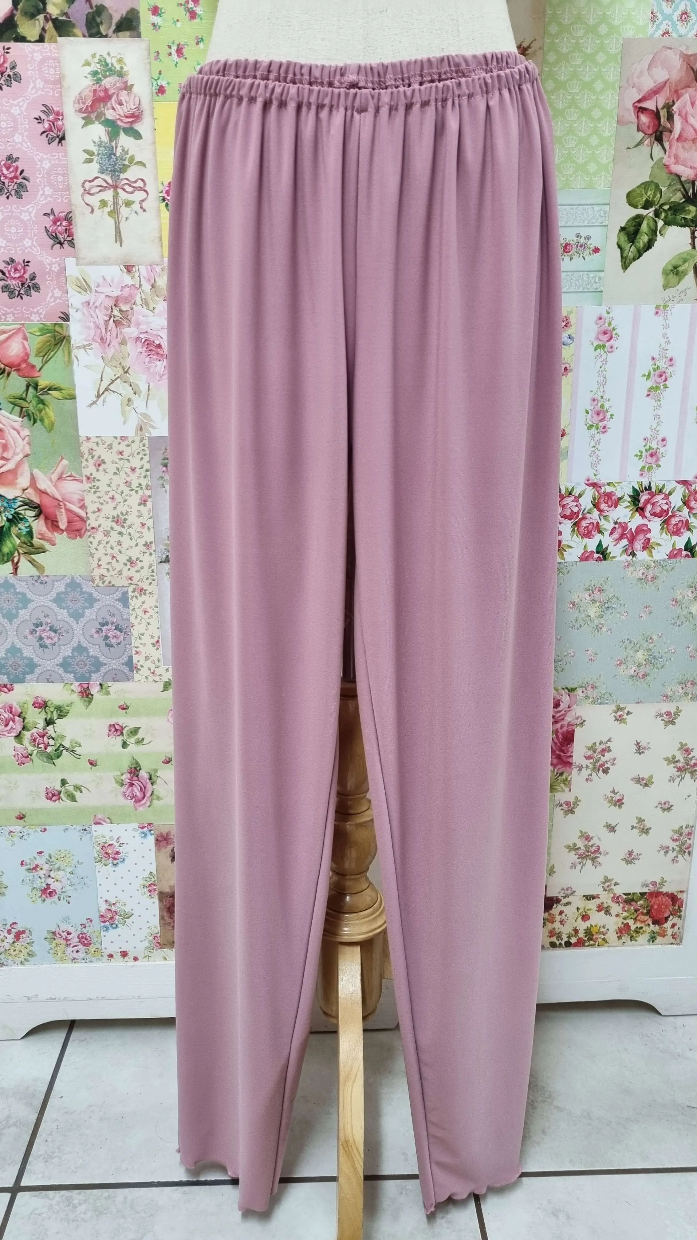 Pink Printed Pants Set PG0248