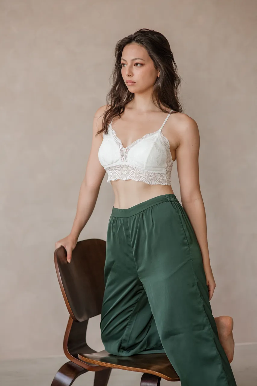 Pinksalt x Perk by Kate Lucie Brushed Satin Lounge Pants