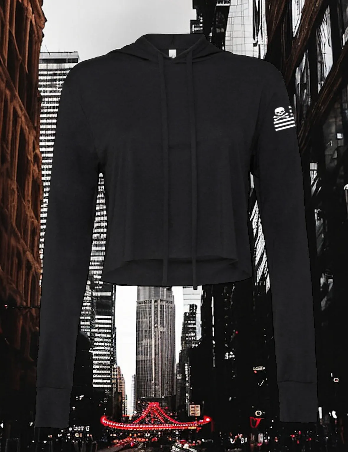Pirate Life Woman's Crop Hoodie