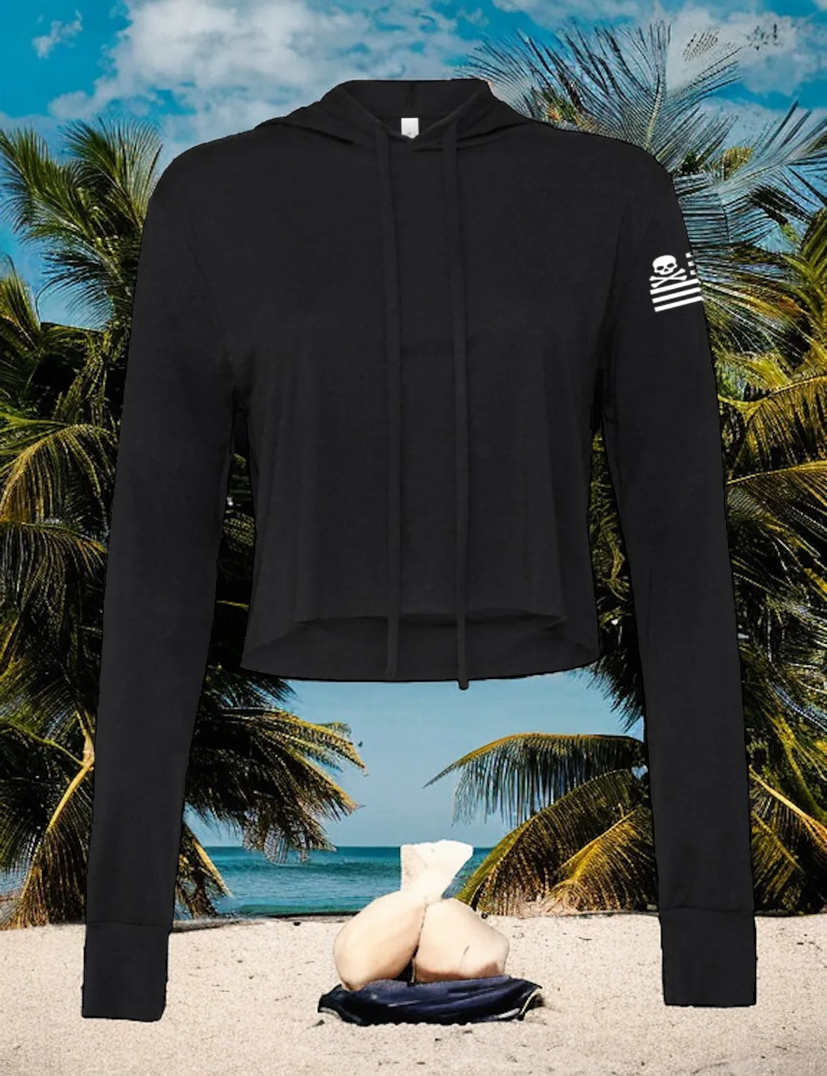 Pirate Life Woman's Crop Hoodie