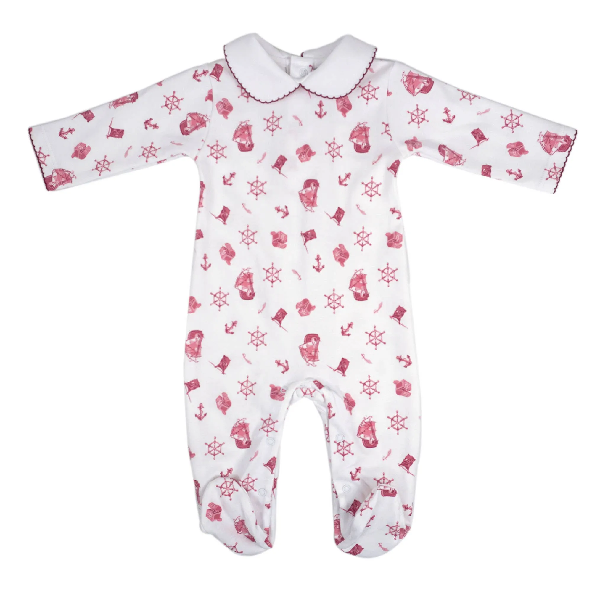 Pirates Pima Cotton Footie Pajamas