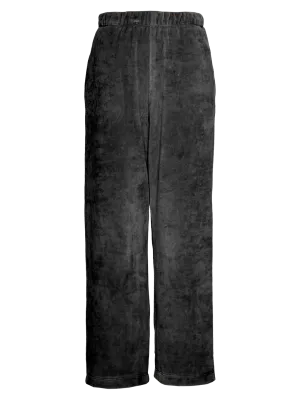 Pixel Smiley Velour Trousers