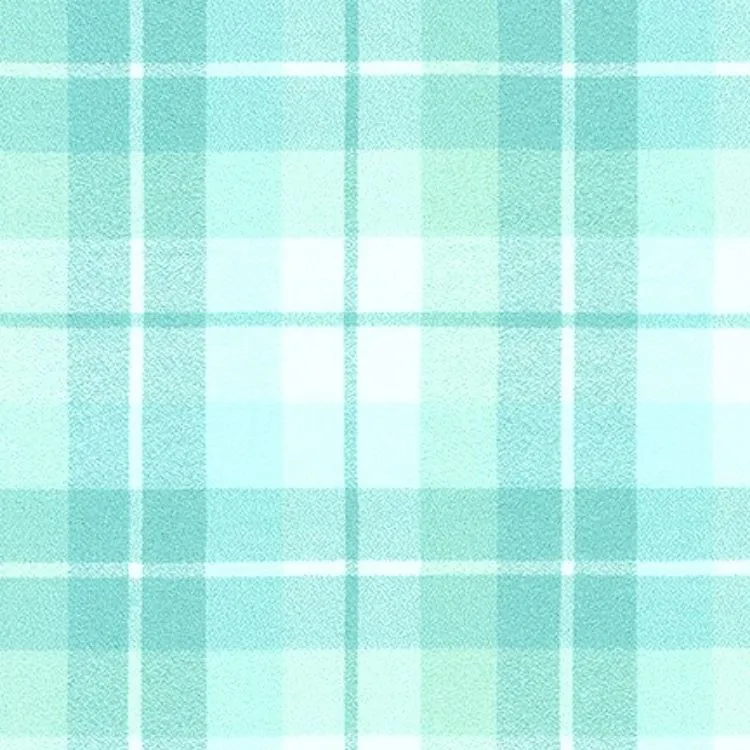 Plaid - Flannel 44" - Aqua