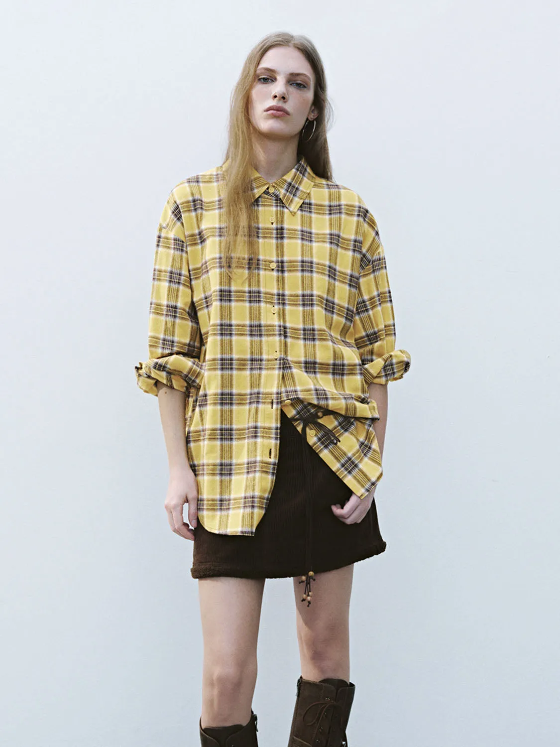 Plaid Long Sleeve Shirts