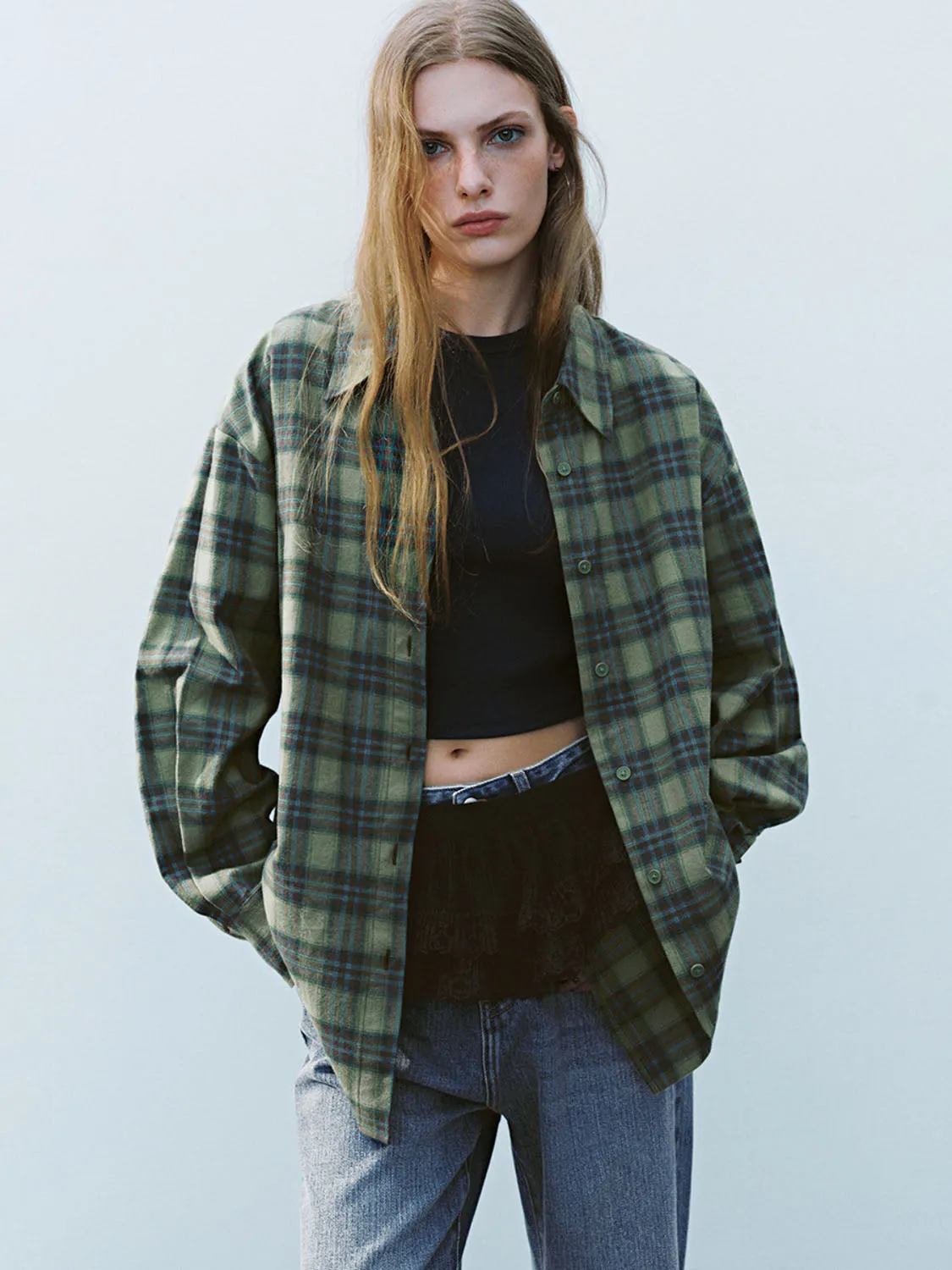 Plaid Long Sleeve Shirts