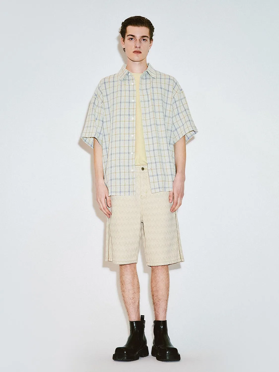 Plaid Short Sleeve Shirts