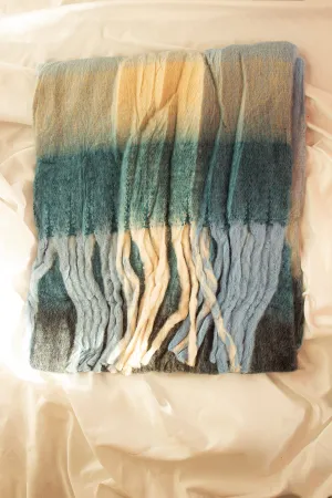 Plaid Warm Wrap Scarf