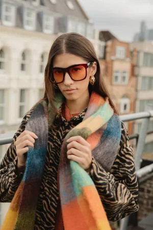 Plaid Warm Wrap Scarf