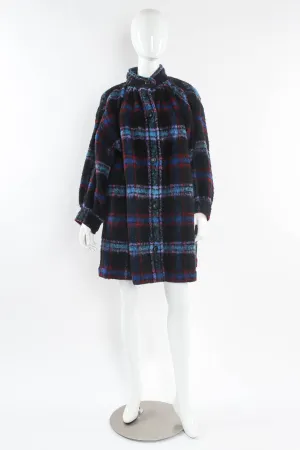 Plaid Wool Coat