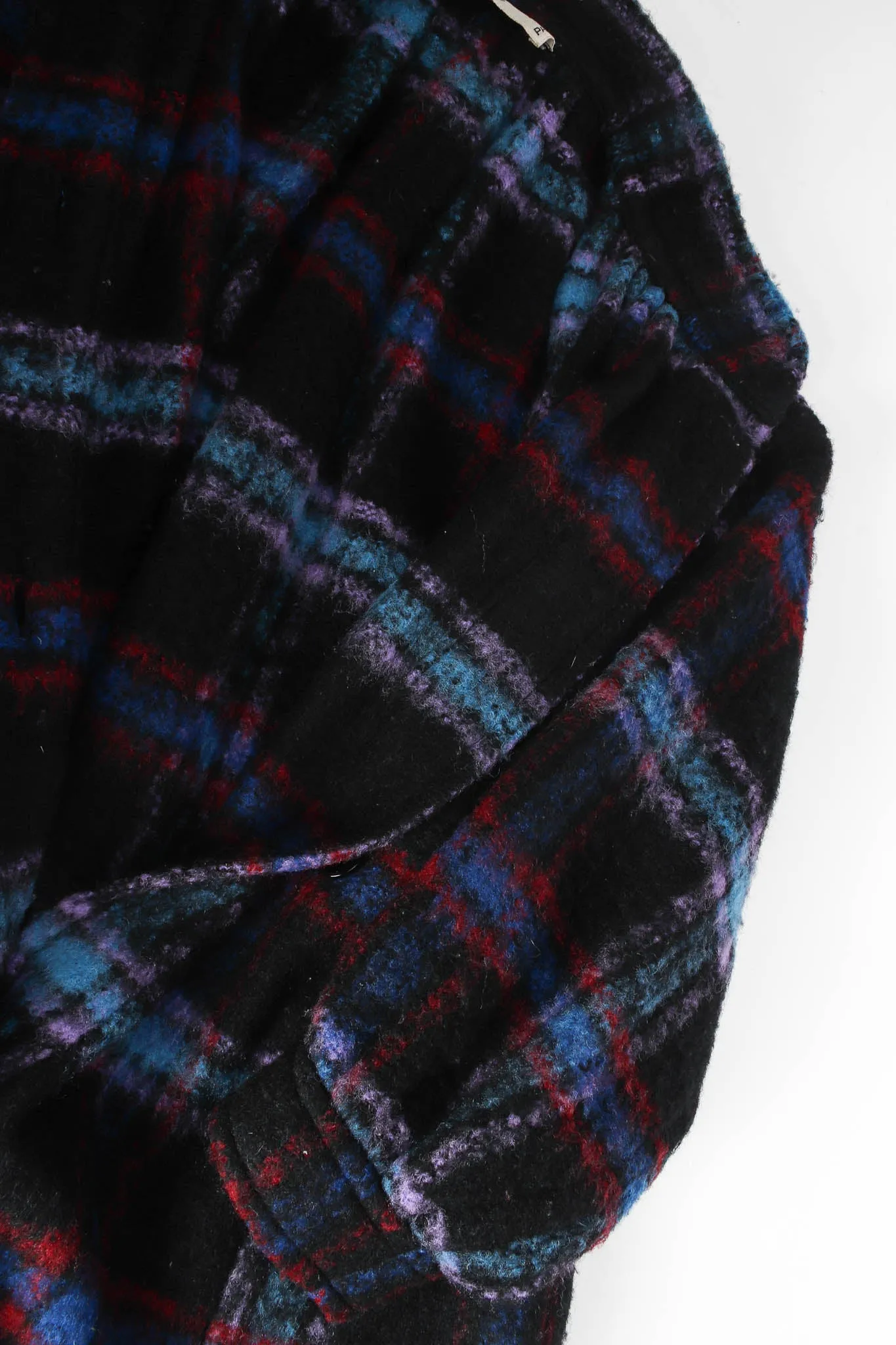 Plaid Wool Coat
