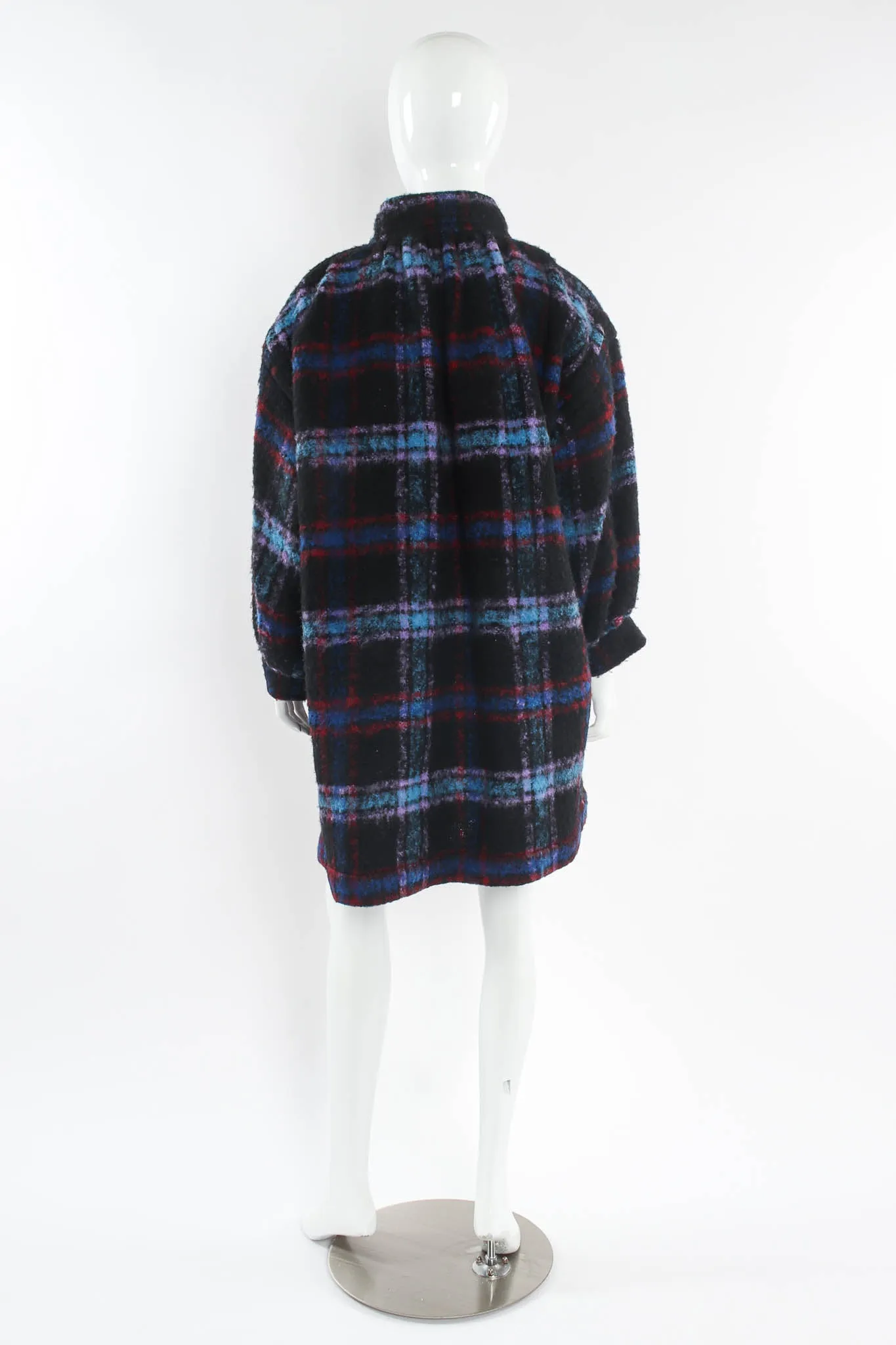 Plaid Wool Coat