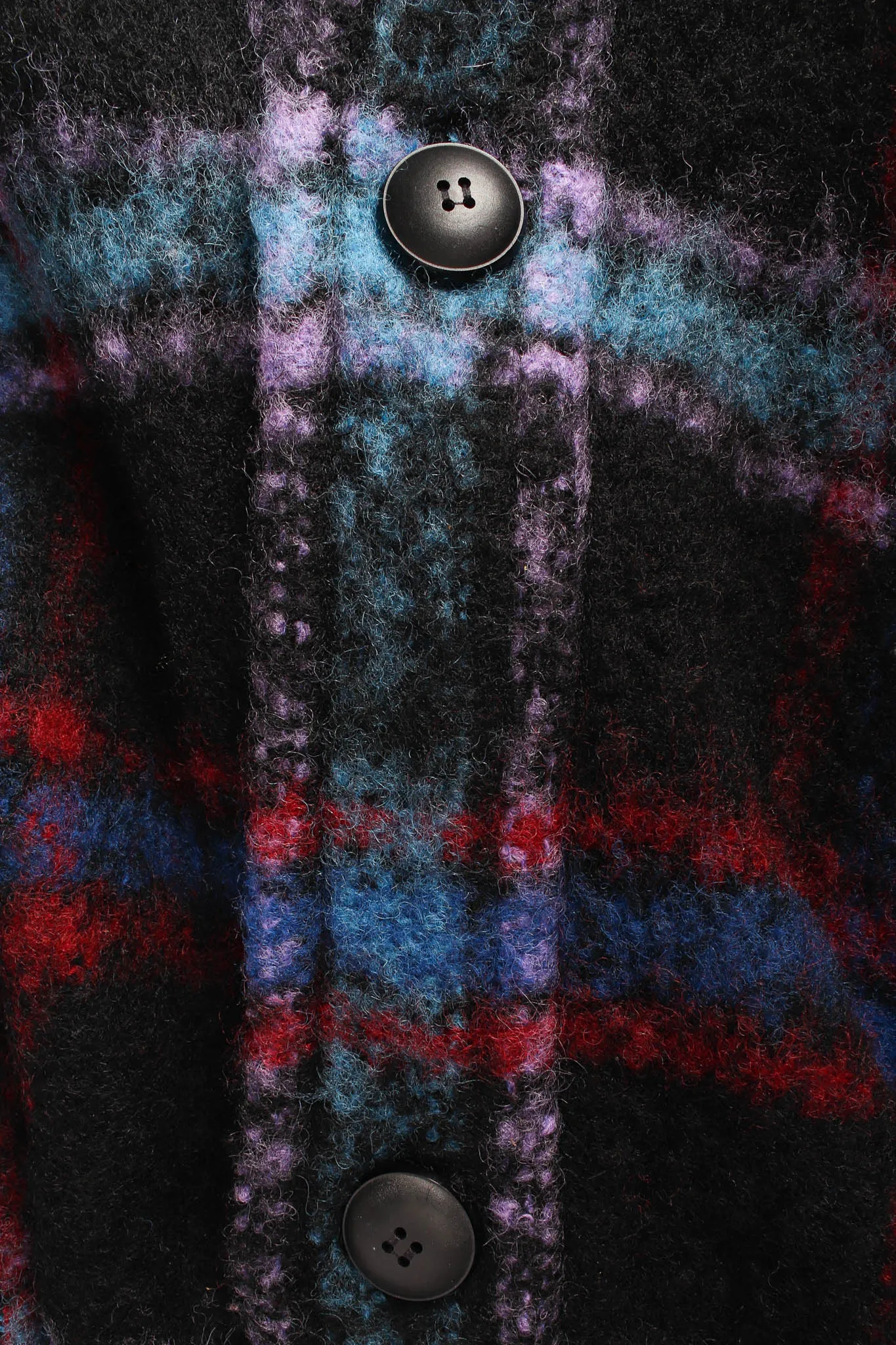 Plaid Wool Coat