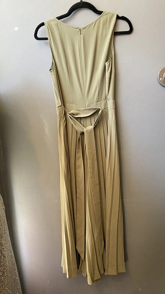 Pleated Wide Leg Crop Jumpsuit