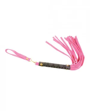 Plesur Mini Leather Flogger - Pink