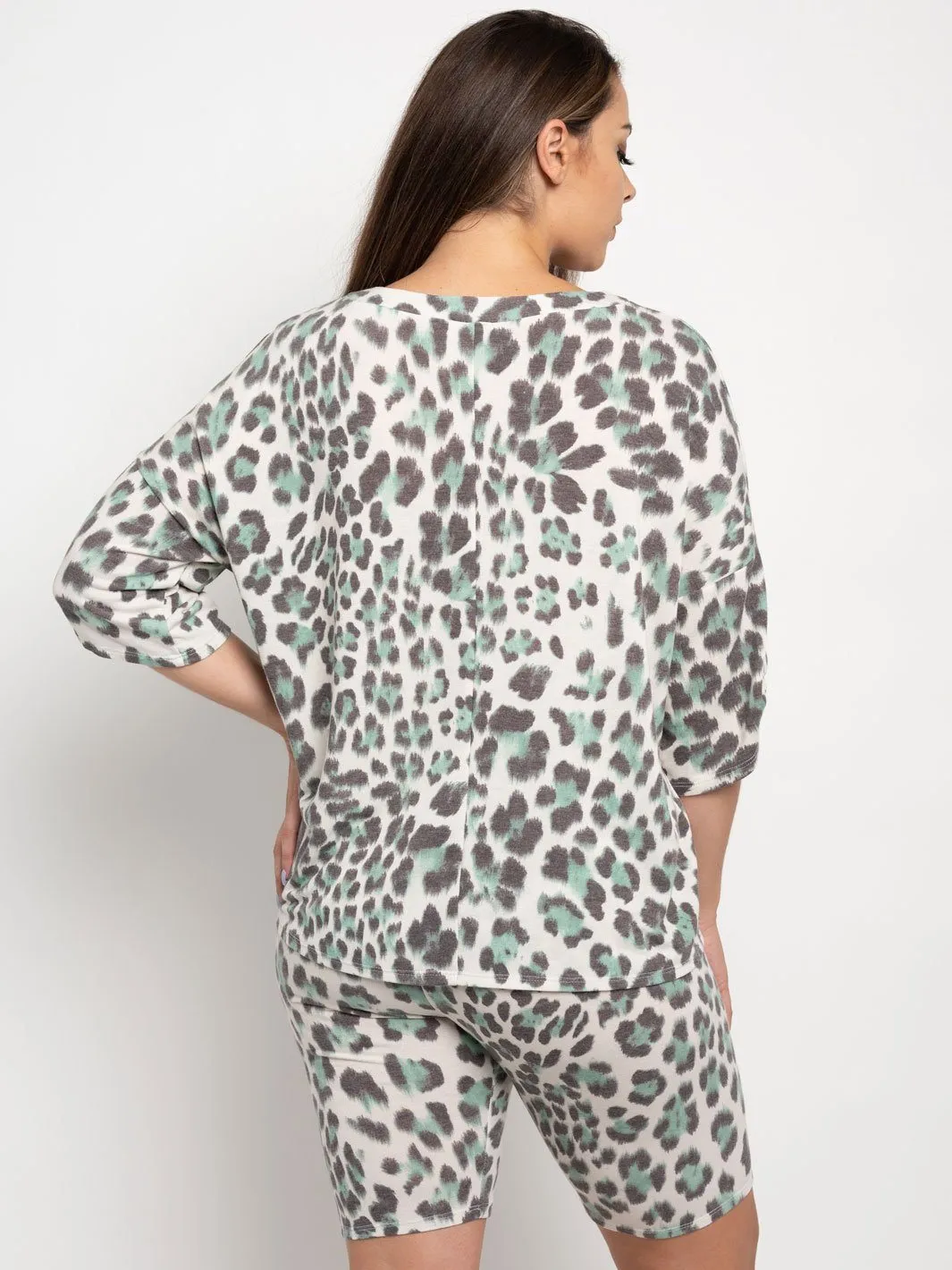PLUS SIZE ANIMAL PRINT 2PC. SET