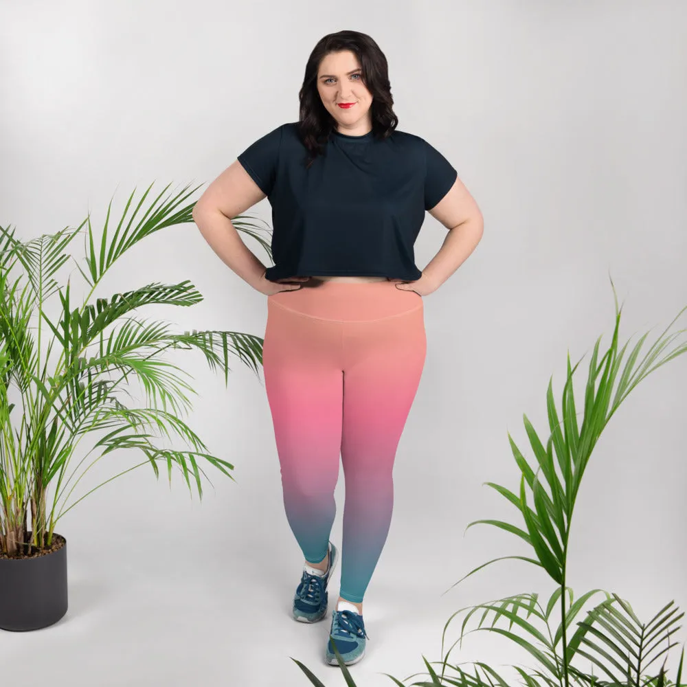 Plus Size California Sunset Leggings