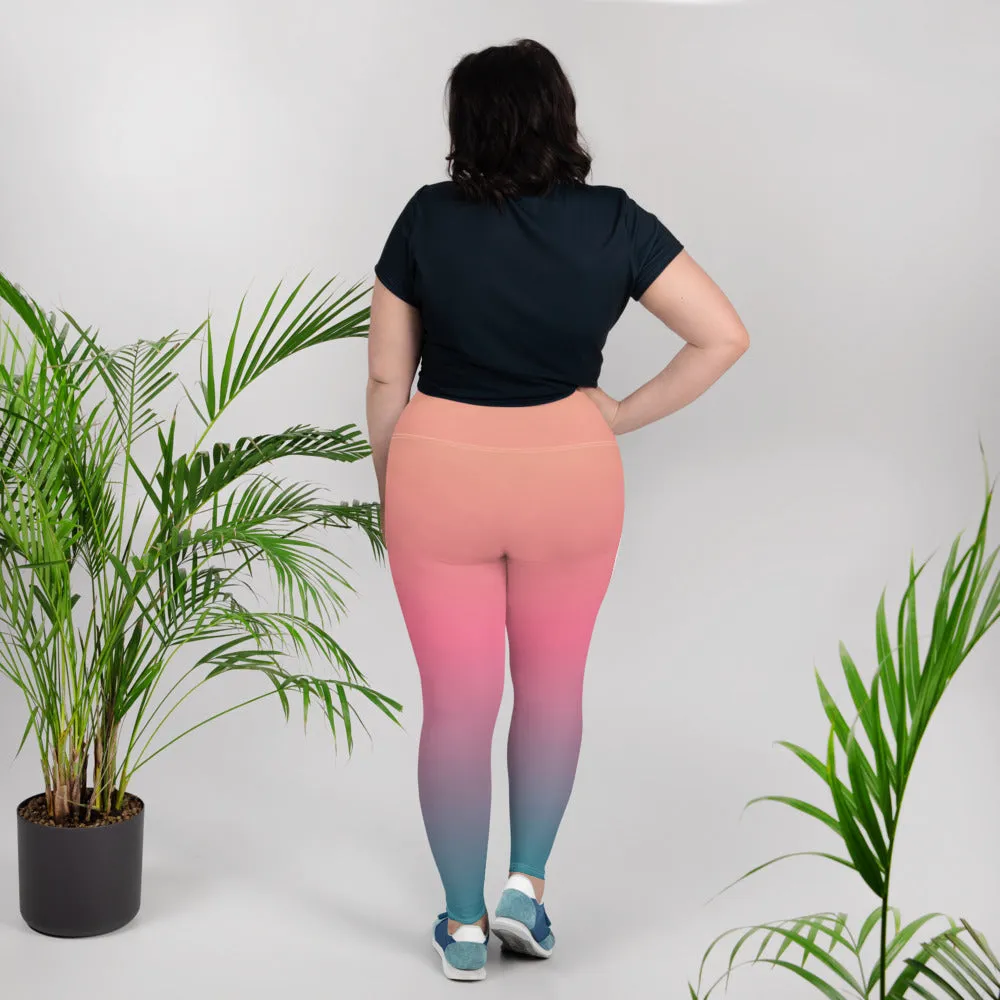 Plus Size California Sunset Leggings