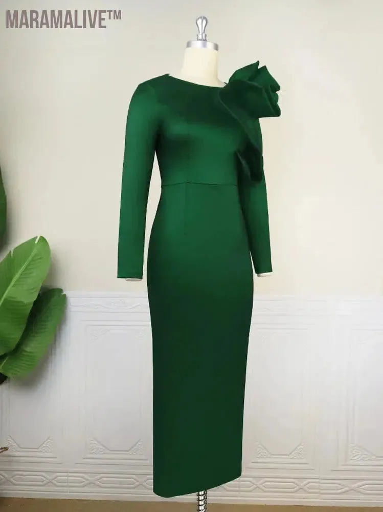 Plus Size Dresses for Women Party Bodycon Elegant New in Fashion Maxi Dress High Quality