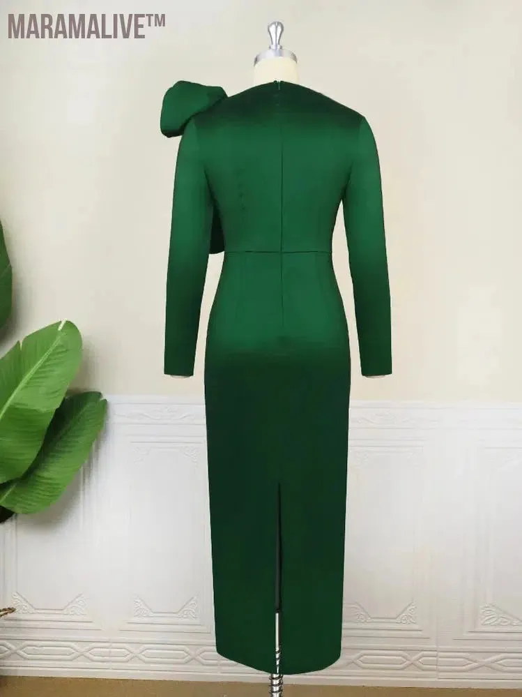 Plus Size Dresses for Women Party Bodycon Elegant New in Fashion Maxi Dress High Quality