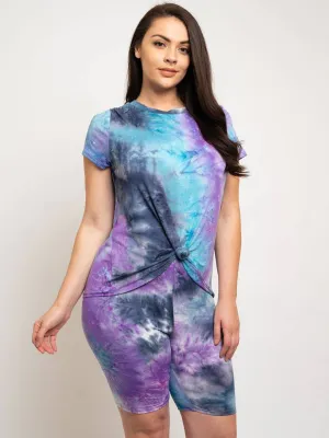 PLUS SIZE TIE DYE 2PC. SET