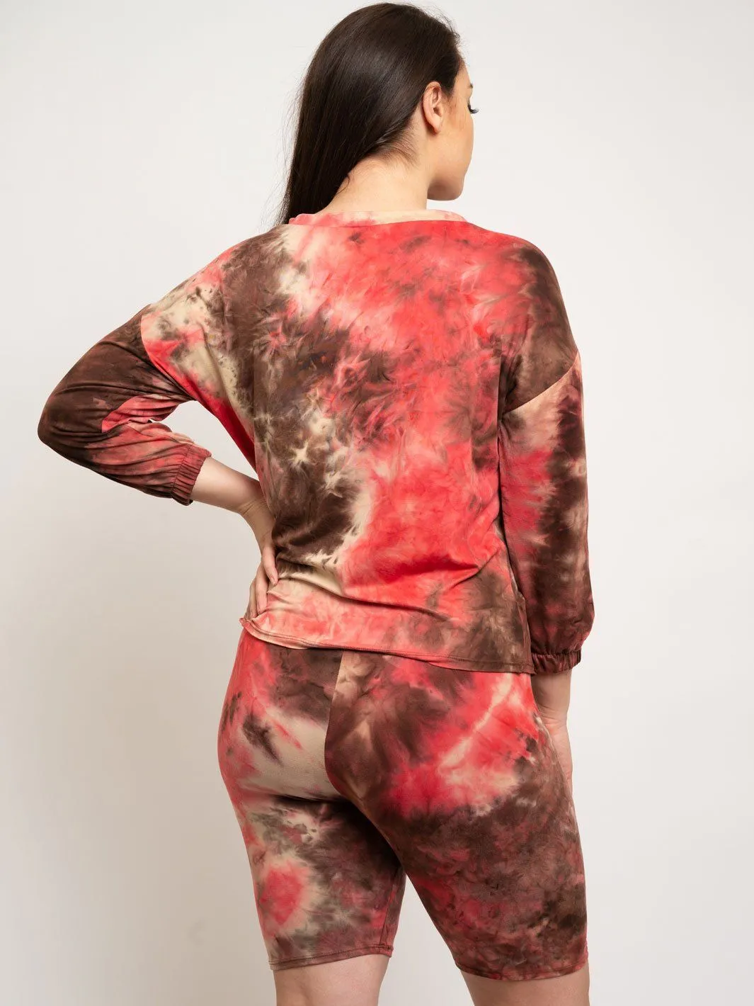PLUS SIZE TIE DYE 2PC. SET