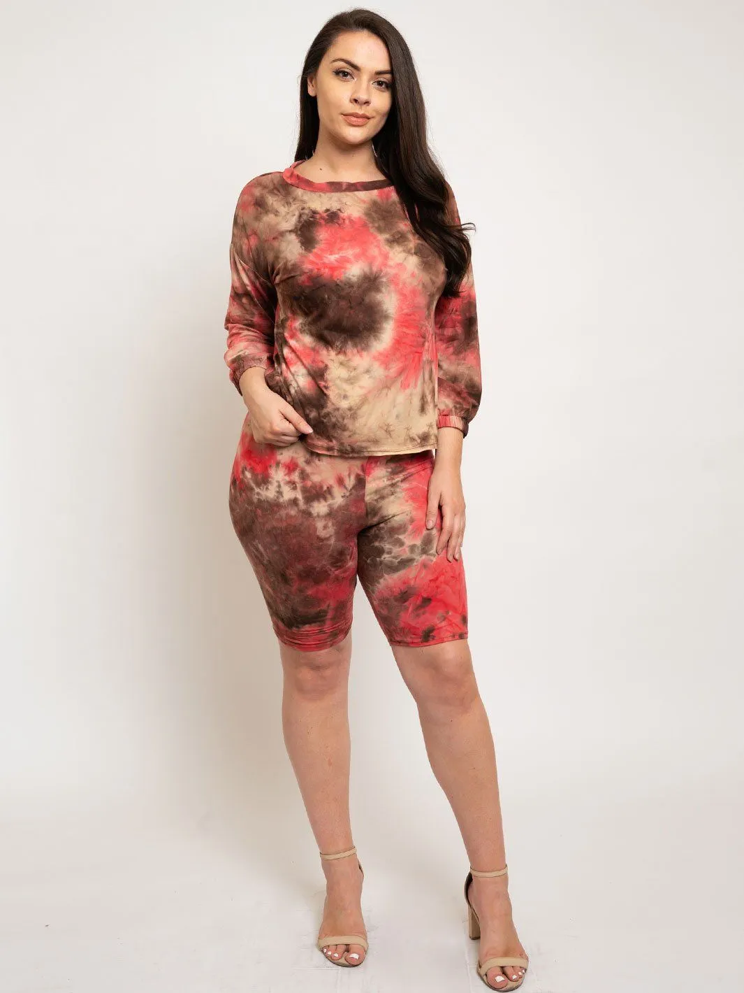 PLUS SIZE TIE DYE 2PC. SET