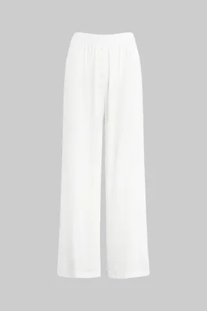 Pointelle Boxer Pant - White