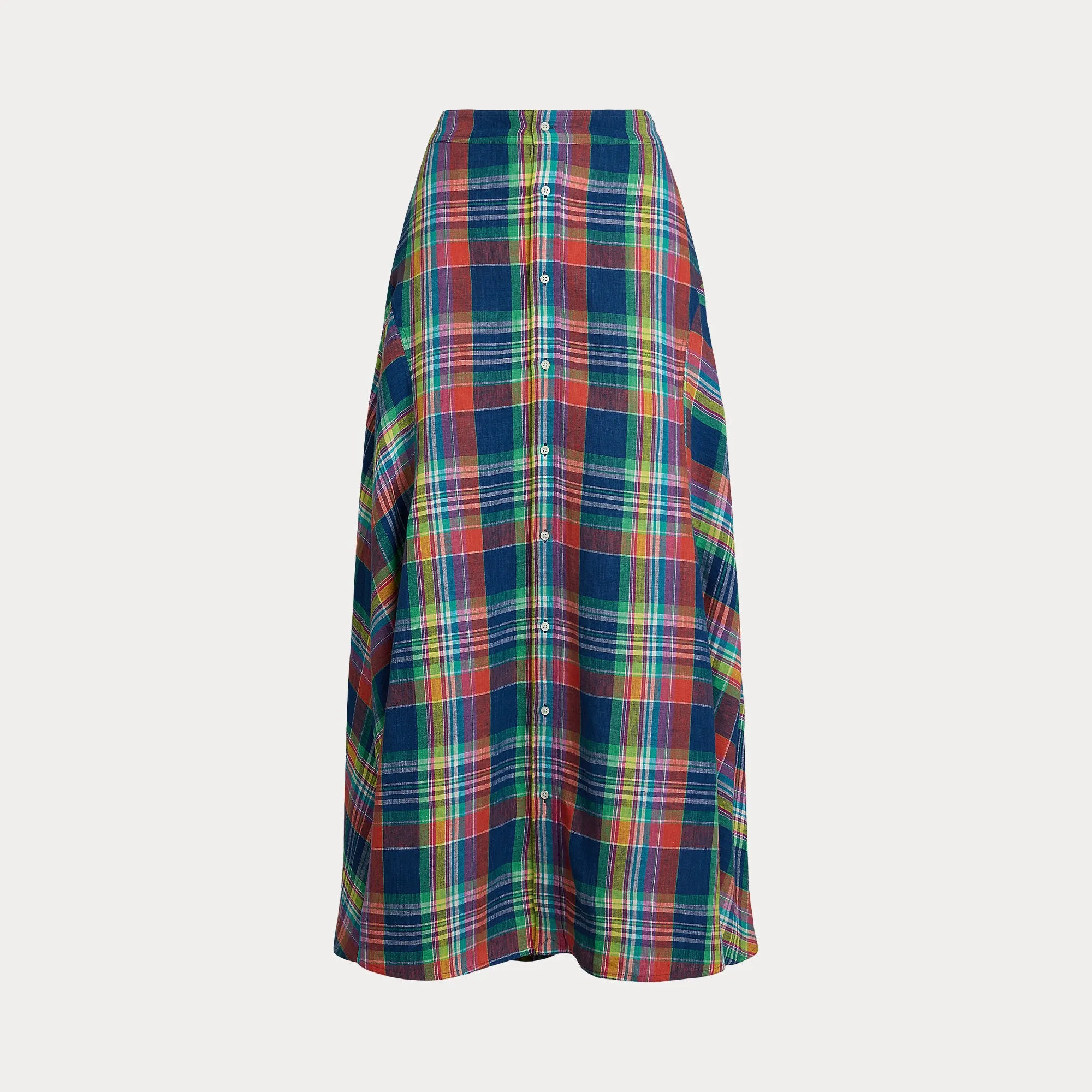 Polo Ralph Lauren - 100% Linen Plaid Skirt